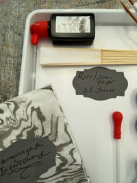 Image 8 of Suminagashi water marbling kit 