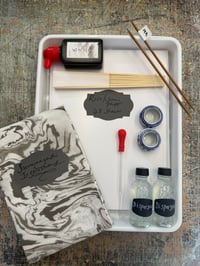 Image 1 of Suminagashi water marbling kit 