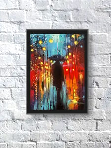 Image of SOLD🔴 ‘Rainy Days' - Original painting on canvas