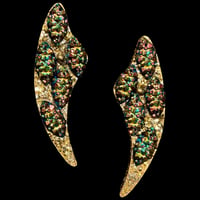 DREAM GLITTER · SAMURAI TSUKI Earring · Dark Rainbow