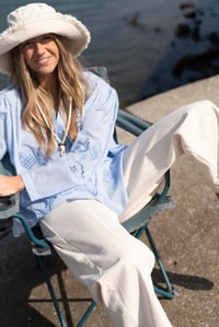 Image 1 of Blusa Boliane Azul