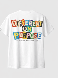 Image 2 of Different On Purpose Tee - WHITE