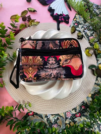 Image 4 of Mermaid and jester clutch bag, purse mini bag 