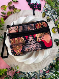 Image 6 of Mermaid and jester clutch bag, purse mini bag 