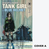 Image 2 of TANK GIRL "BLUE HELMET" Summer Special Comic - HEWLETT & MARTIN - badge, poster magazine, card
