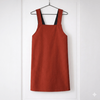 Image 3 of Reversible Japanese-style apron in heavy-weight denim One size fits all