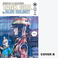 Image 3 of TANK GIRL "BLUE HELMET" Summer Special Comic - HEWLETT & MARTIN - badge, poster magazine, card