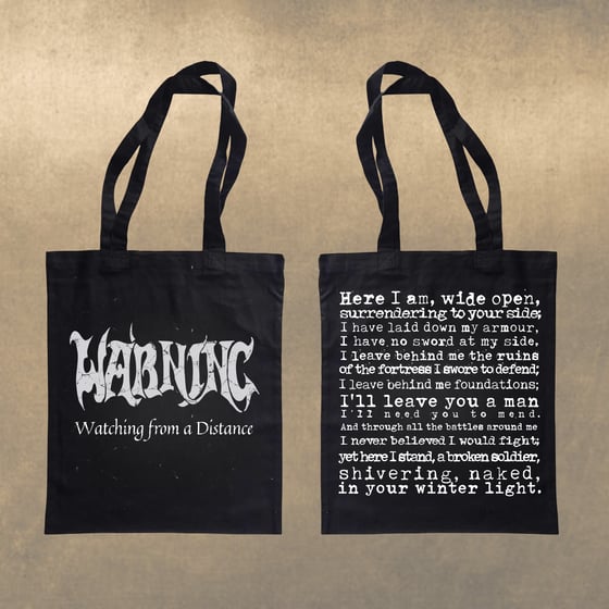 Image of Tote Bag with backprint