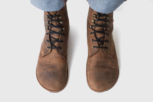 Image of Stride boots in Wax Brown