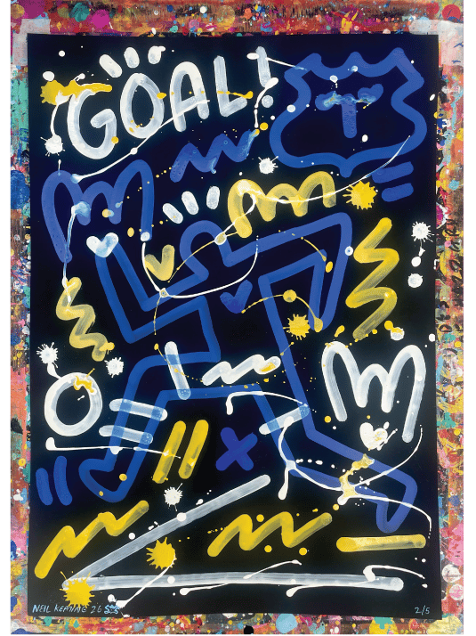 Everton Collection - Goal Series - 1st Goal Iliman Ndiaye - Original Artwork