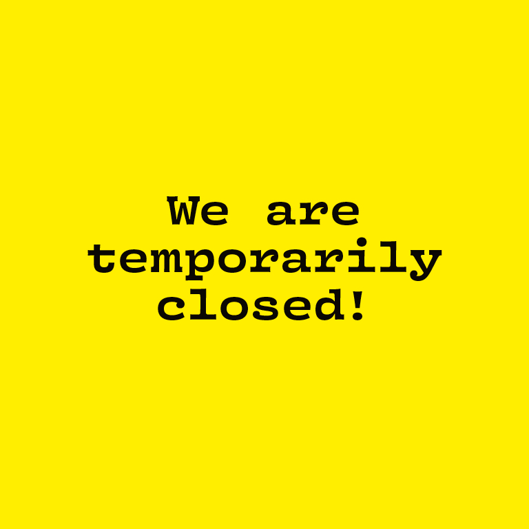 Image of We are temporarily closed!