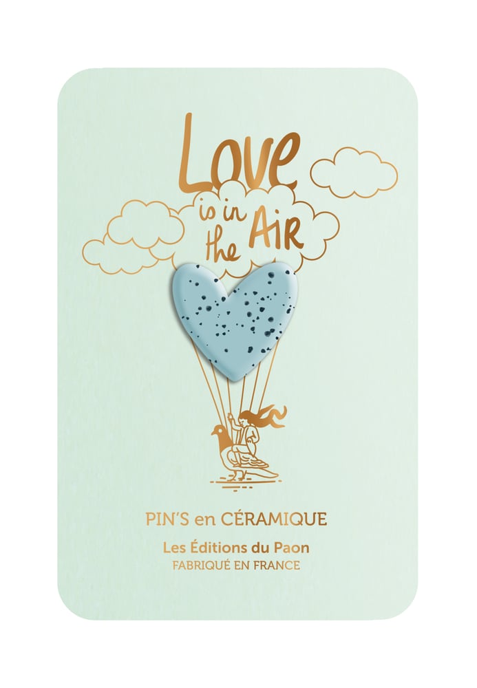 Image of Pin's céramique GRAND COEUR