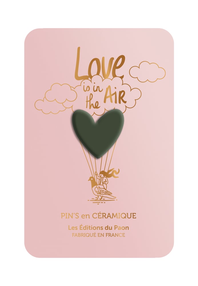 Image of Pin's céramique GRAND COEUR