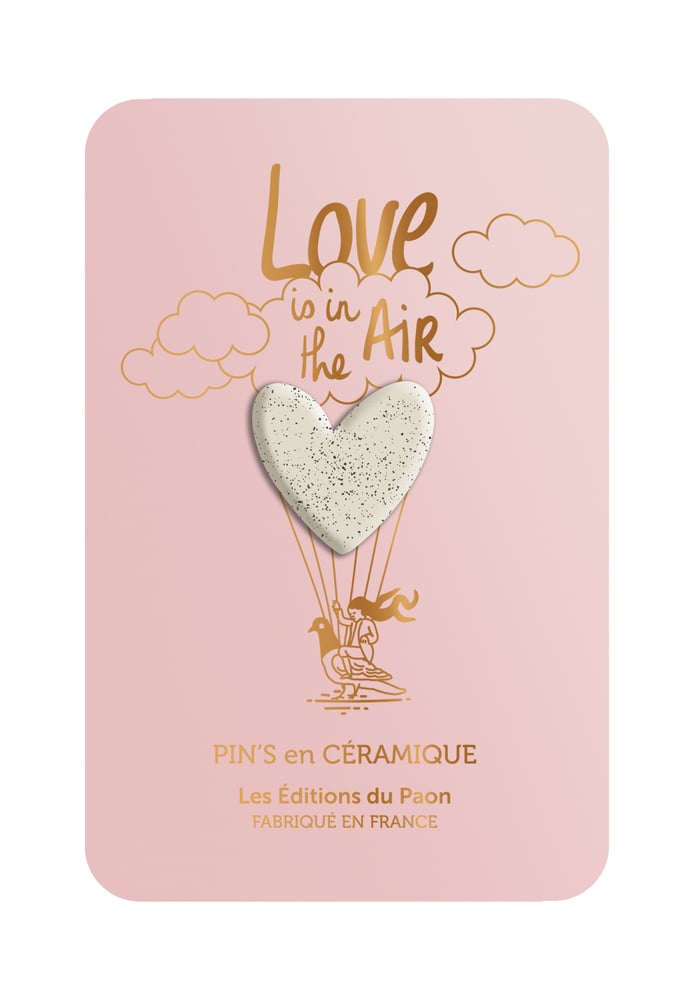 Image of Pin's céramique GRAND COEUR