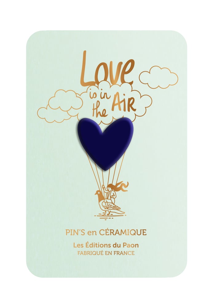 Image of Pin's céramique GRAND COEUR