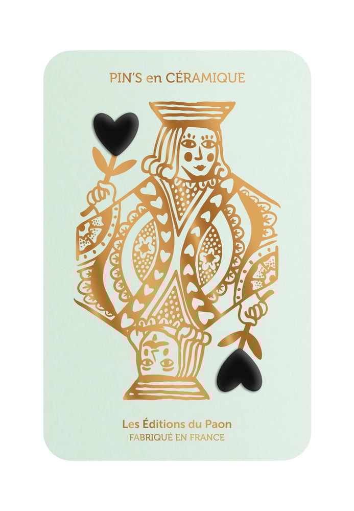 Image of Pin's céramique PETITS COEURS