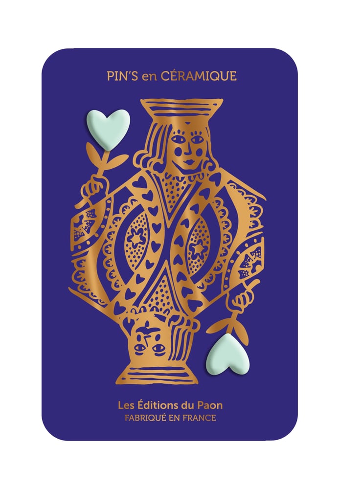 Image of Pin's céramique PETITS COEURS