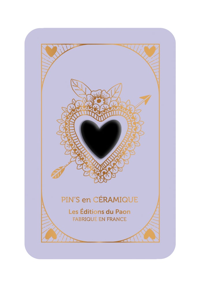 Image of Pin's céramique COEUR