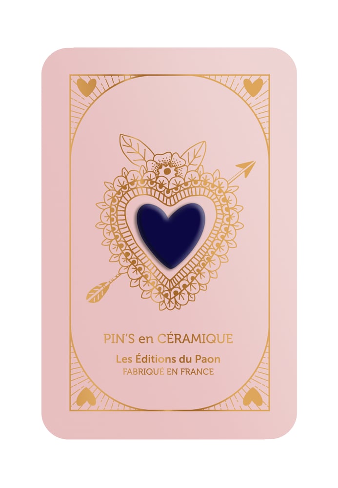 Image of Pin's céramique COEUR