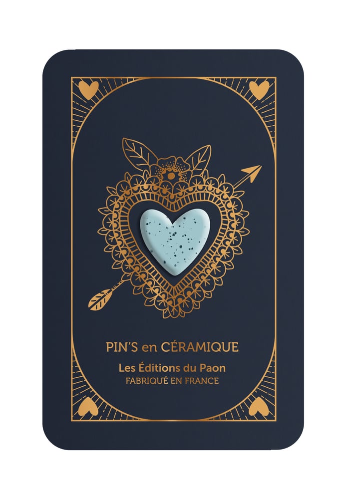 Image of Pin's céramique COEUR