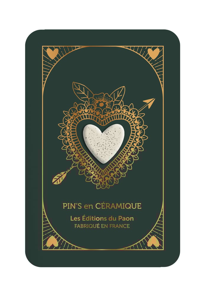 Image of Pin's céramique COEUR