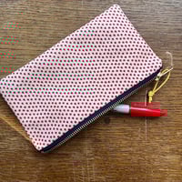 Image 4 of Greater Manchester Area Vintage Map Screenprinted Fabric Pencil Case