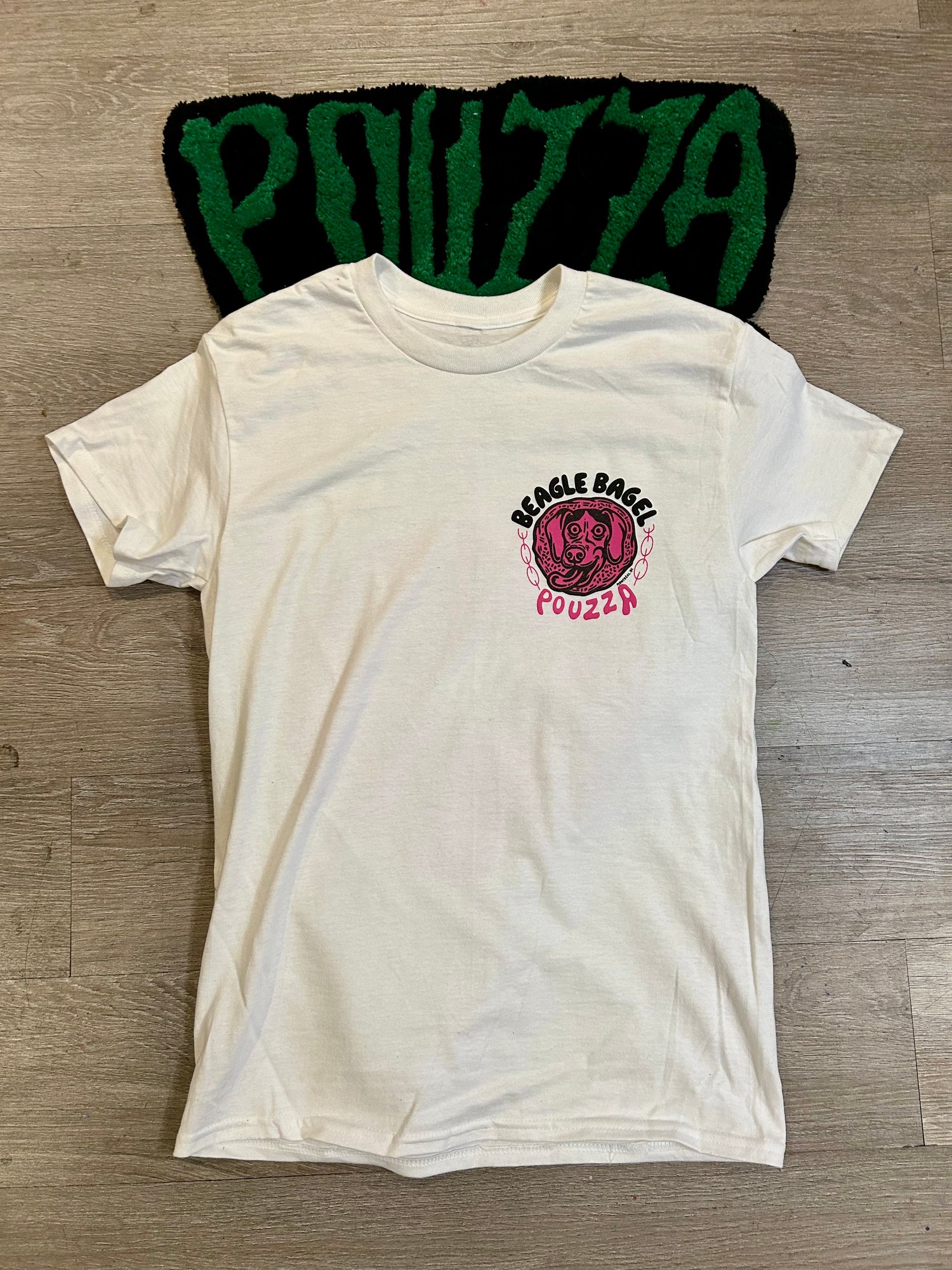 Image of Beagle Bagels x Pouzza t-shirt