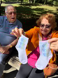 Image 2 of PLAISIR ET SAVOIR-VIVRE CLASSIC SOCKS 