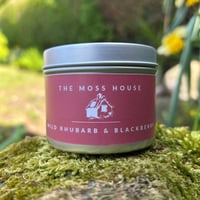 Image 3 of Wild Rhubarb and Blackberry Soy Wax Candle 