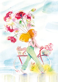 Image 1 of Carte postale "Coquelicots"