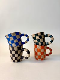 Image 2 of ** MADE TO ORDER ** PINCHED CHECKER MUG