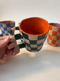 Image 4 of ** MADE TO ORDER ** PINCHED CHECKER MUG