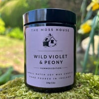 Wild Violet & Peony Soy Wax Candle