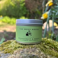 Image 2 of Grapefruit & Basil Soy Wax Candle - Special Edition