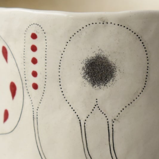 Image of Red Flower Mug