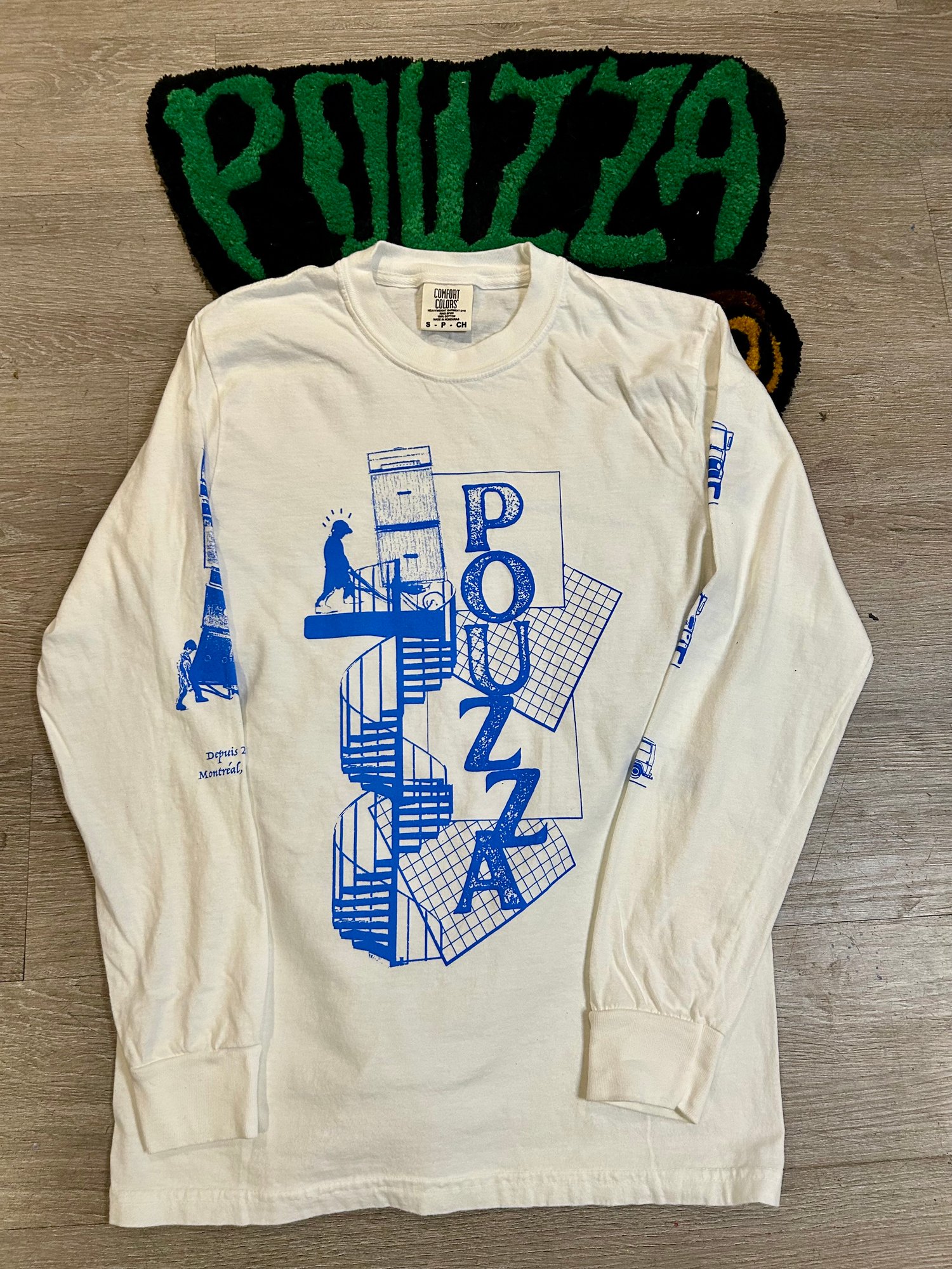 Image de Pouzza " Boites dans les escaliers" Long Sleeve ( Pouzza 14 Collection )