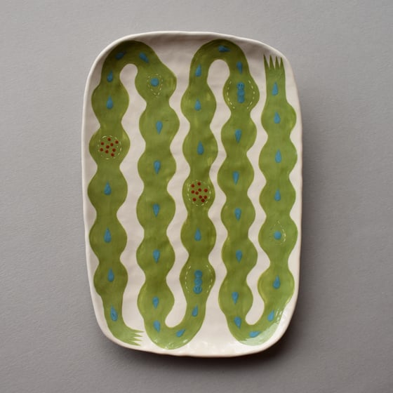 Image of Green Plant Plate