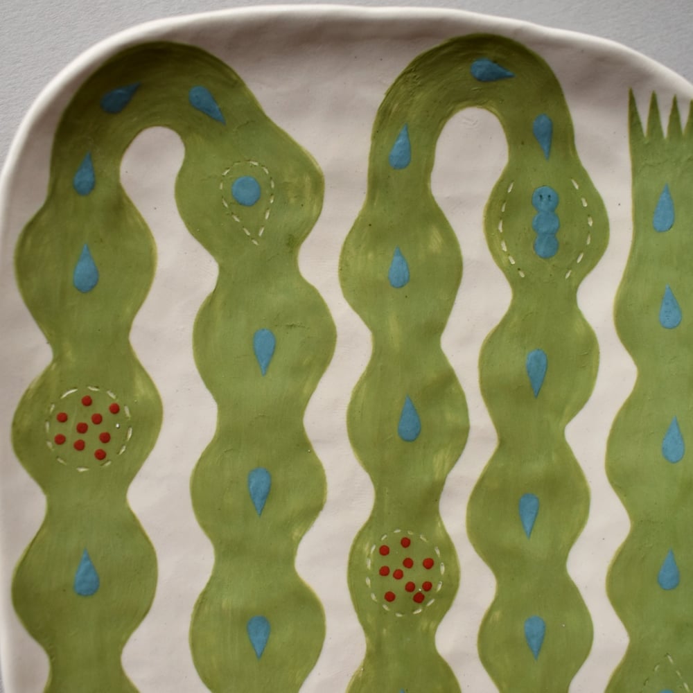 Image of Green Plant Plate