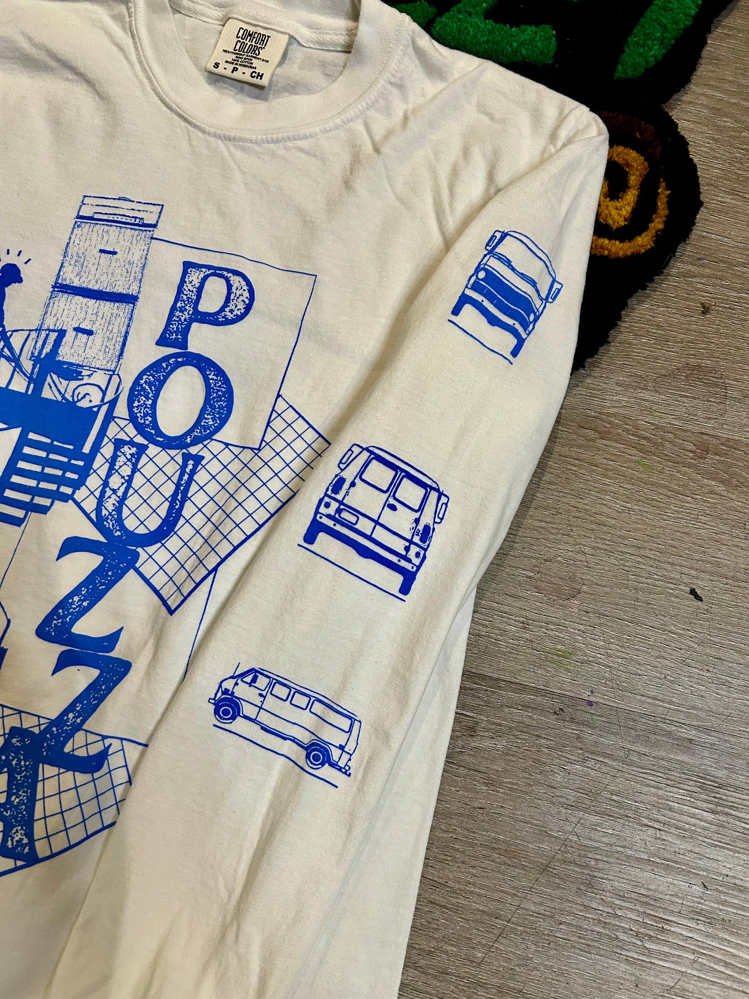 Image of Pouzza " Boites dans les escaliers" Long Sleeve ( Pouzza 14 Collection )