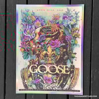 Image 2 of Official Goose Gig Poster - FOIL VARIANT - 4.21-22.26 shows - New Orleans LA