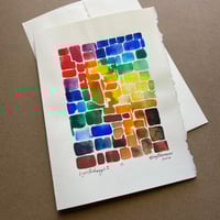 Light Pathways A - Blank Watercolor Card