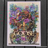 Image 2 of Official Goose Gig Poster - 4.21-22.26 shows - New Orleans LA
