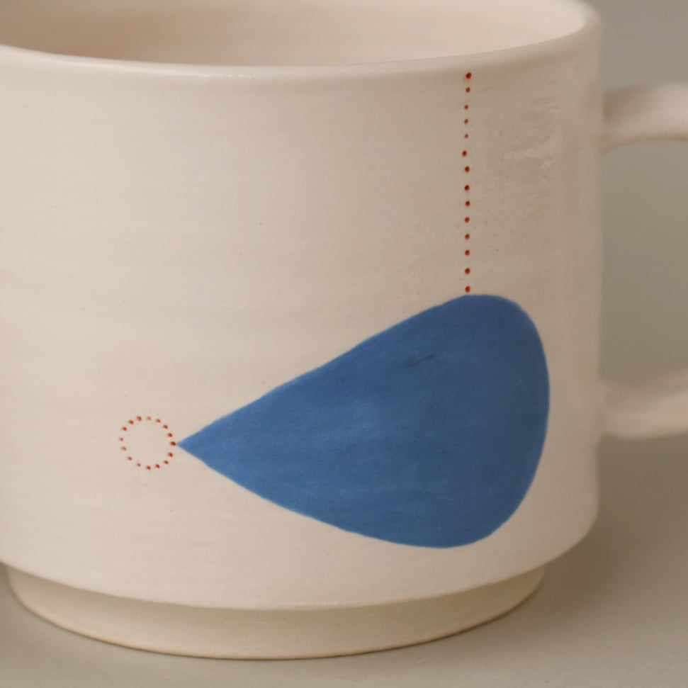 Image of Blue/Green dot  Stacking Cups