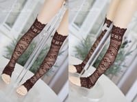 Image 4 of LIMITED - opentoe lace socks for MNF/PetiteMarionette girls - 02