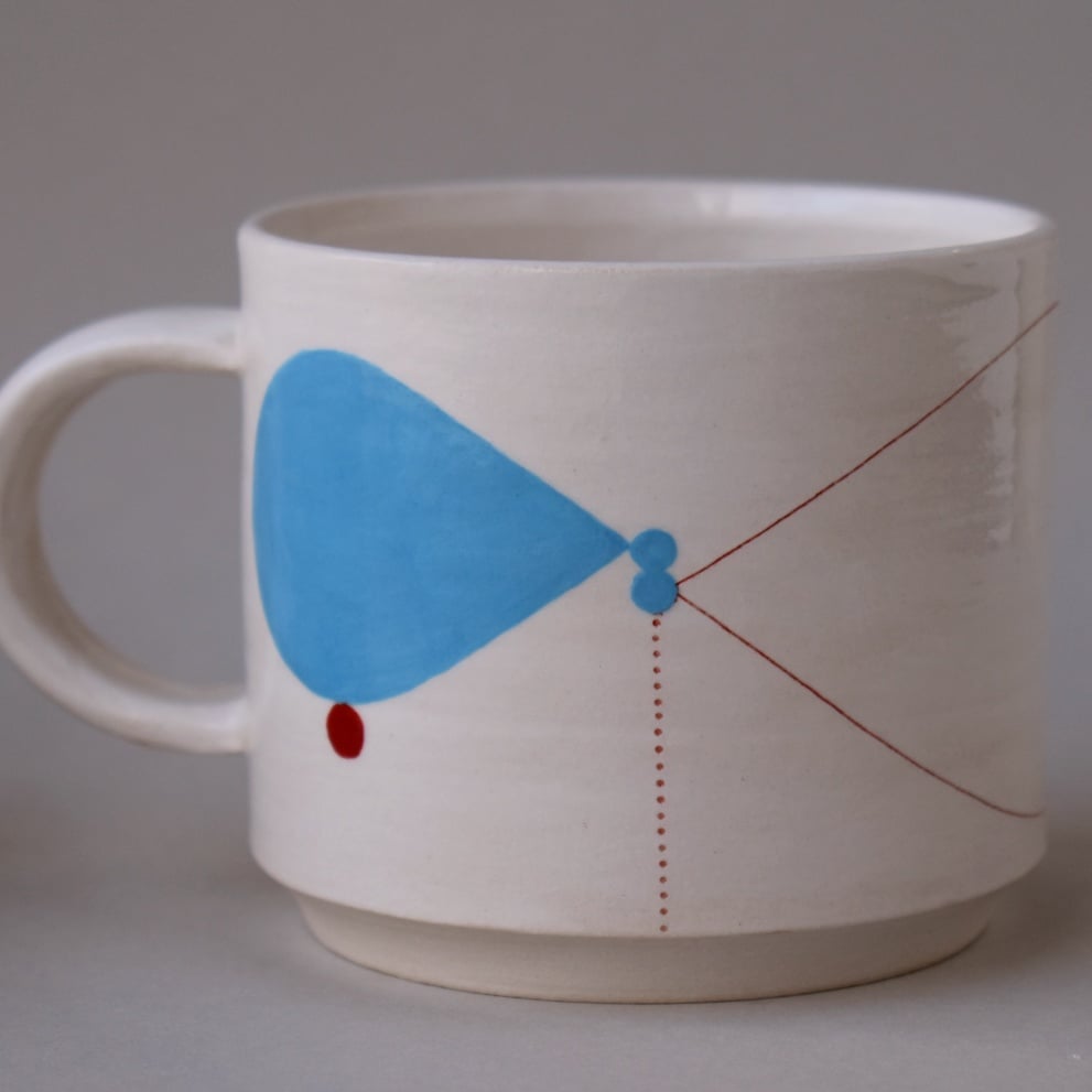 Image of Blue and Red Stacking Cups