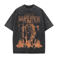 Doc Gruesome- Self Immolation OVERSIZED Print Shirt