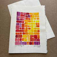 Light Pathways B - Blank Watercolor Card