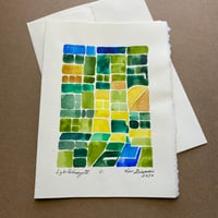 Light Pathways C - Blank Watercolor Card