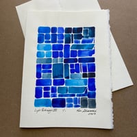 Light Pathways D - Blank Watercolor Card