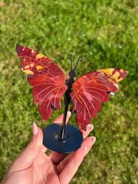 Image 1 of Mookaite Butterfly on Stand
